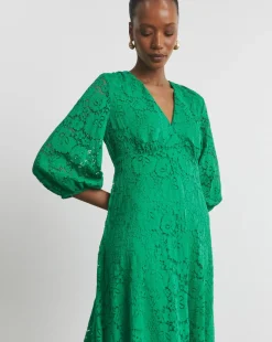 Joanna Hope Midi Lace Dress