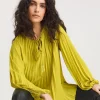 Joanna Hope Pleated Blouse