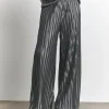 Joanna Hope Plisse Wide Leg Trousers