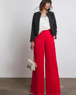 Joanna Hope Satin Wide Leg Trousers