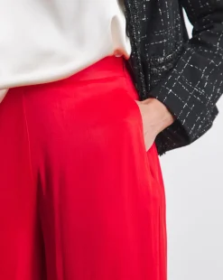 Joanna Hope Satin Wide Leg Trousers