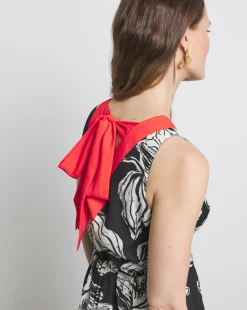 Joanna Hope Sleeveless Border Print Dresses