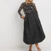 Joanna Hope Textured Bubble Hem Skirt