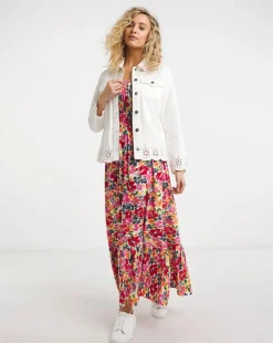 Joe Browns Delicate Embroidered Denim Jacket