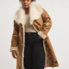 Joe Browns Enchanting Embroidered Faux Fur Coat
