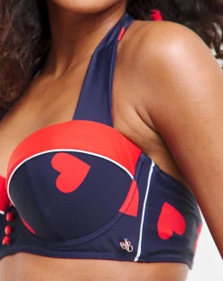 Joe Browns Retro Heart Underwired Bikini Top