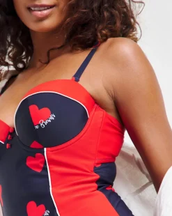 Joe Browns Retro Heart Wired Swimsuit