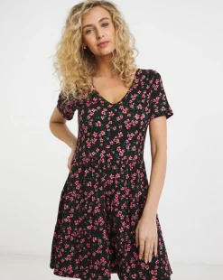 Joe Browns Tiered Floral Jersey Tunic
