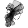 Jon Richard Black Large Hat Fascinator