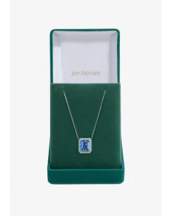 Jon Richard CZ Sapphire Pendant