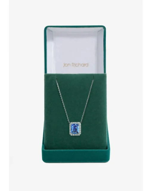 Jon Richard CZ Sapphire Pendant