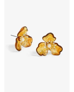 Jon Richard Flower Resin Earrings