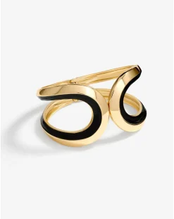 Jon Richard Gold Plated And Enamel Cuff