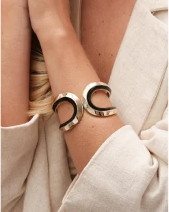 Jon Richard Gold Plated And Enamel Cuff