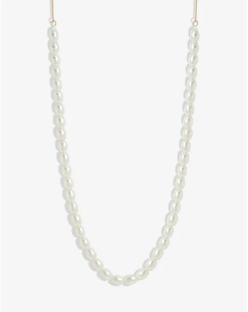 Jon Richard Gold Plated Adjustable Pearl Necklace