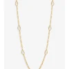 Jon Richard Gold Plated Chain And Shell Station Necklace