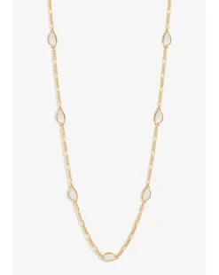 Jon Richard Gold Plated Chain And Shell Station Necklace