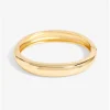 Jon Richard Gold Plated Dome Polished Bangle