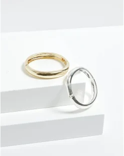 Jon Richard Gold Plated Dome Polished Bangle