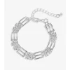 Jon Richard Silver Plated Gate Chain Bracelet