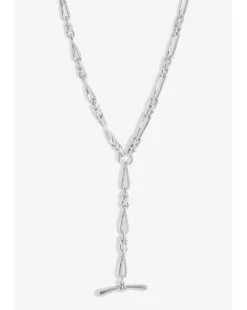 Jon Richard Silver Plated T Bar Necklace