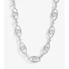 Jon Richard Silver Plated Polished Orb Chain Necklace