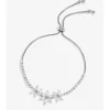 Jon Richard Silver Plated Floral Toggle Bracelet