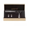 Jon Richard Silver Plated Crystal Infinity Jewellery Set - Gift Boxed