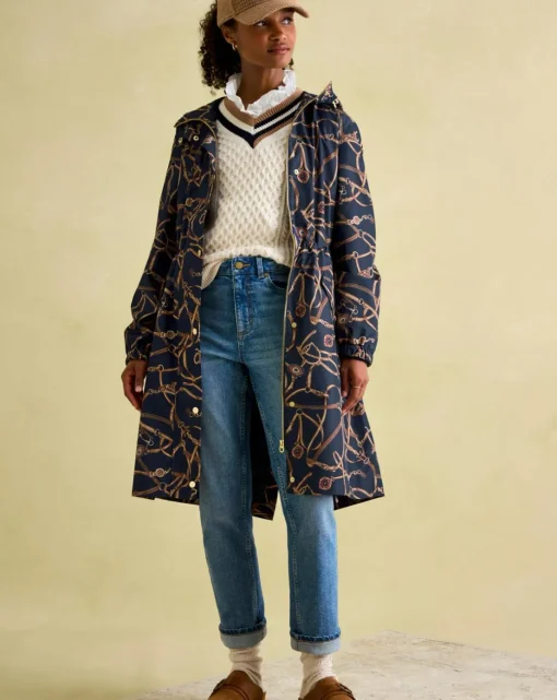 Joules Holkham Waterproof Packable Raincoat