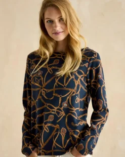 Joules Printed Harbour Top