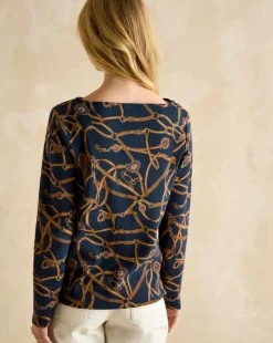 Joules Printed Harbour Top