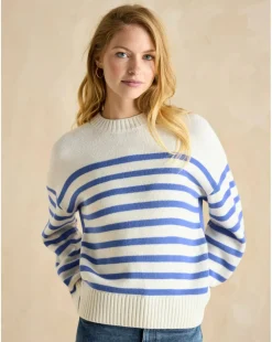 Joules Stripe Jumper with Side Panel