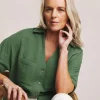 Julipa Cheesecloth Longline Shirt