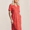 Julipa Cotton Printed Jersey Shift dress