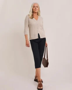 Julipa Crochet Button Down Cardigan