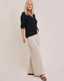 Julipa Crochet Button Down Cardigan