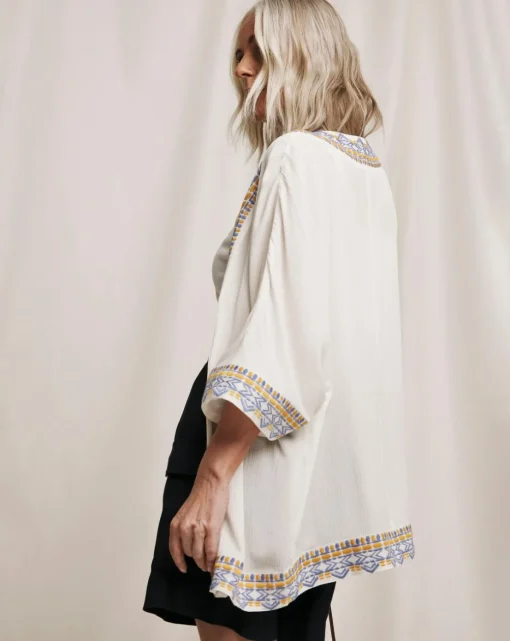Julipa Embroidered Kimono