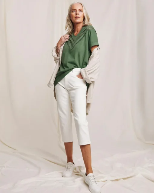 Julipa Lace Trim T-Shirt