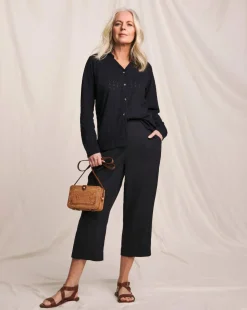 Julipa Linen Mix Cropped Trousers