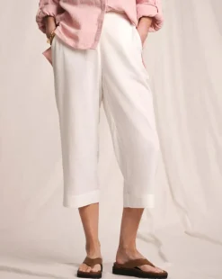 Julipa Linen Mix Cropped Trousers