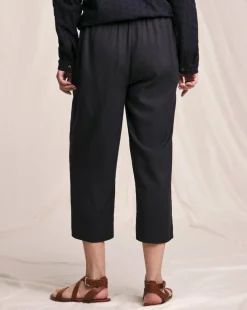 Julipa Linen Mix Cropped Trousers