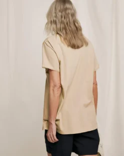 Julipa Linen Mix V-Neck Pocket T-Shirt