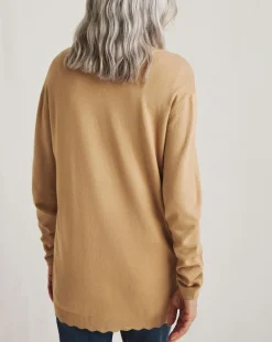 Julipa Longline Button Down Cardigan