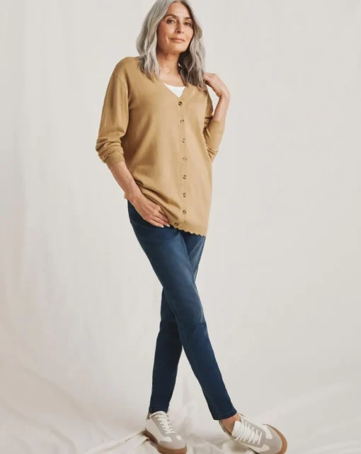 Julipa Longline Button Down Cardigan