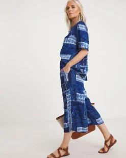 Julipa Printed Crop Trouser
