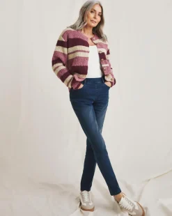 Julipa Pull On Slim Leg Jeggings Short