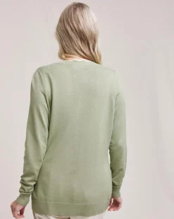 Julipa Scalloped Button Down Cardigan