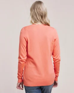 Julipa Scalloped Button Down Cardigan