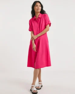 Julipa Short Linen Mix Shirt Dress