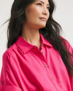 Julipa Short Linen Mix Shirt Dress